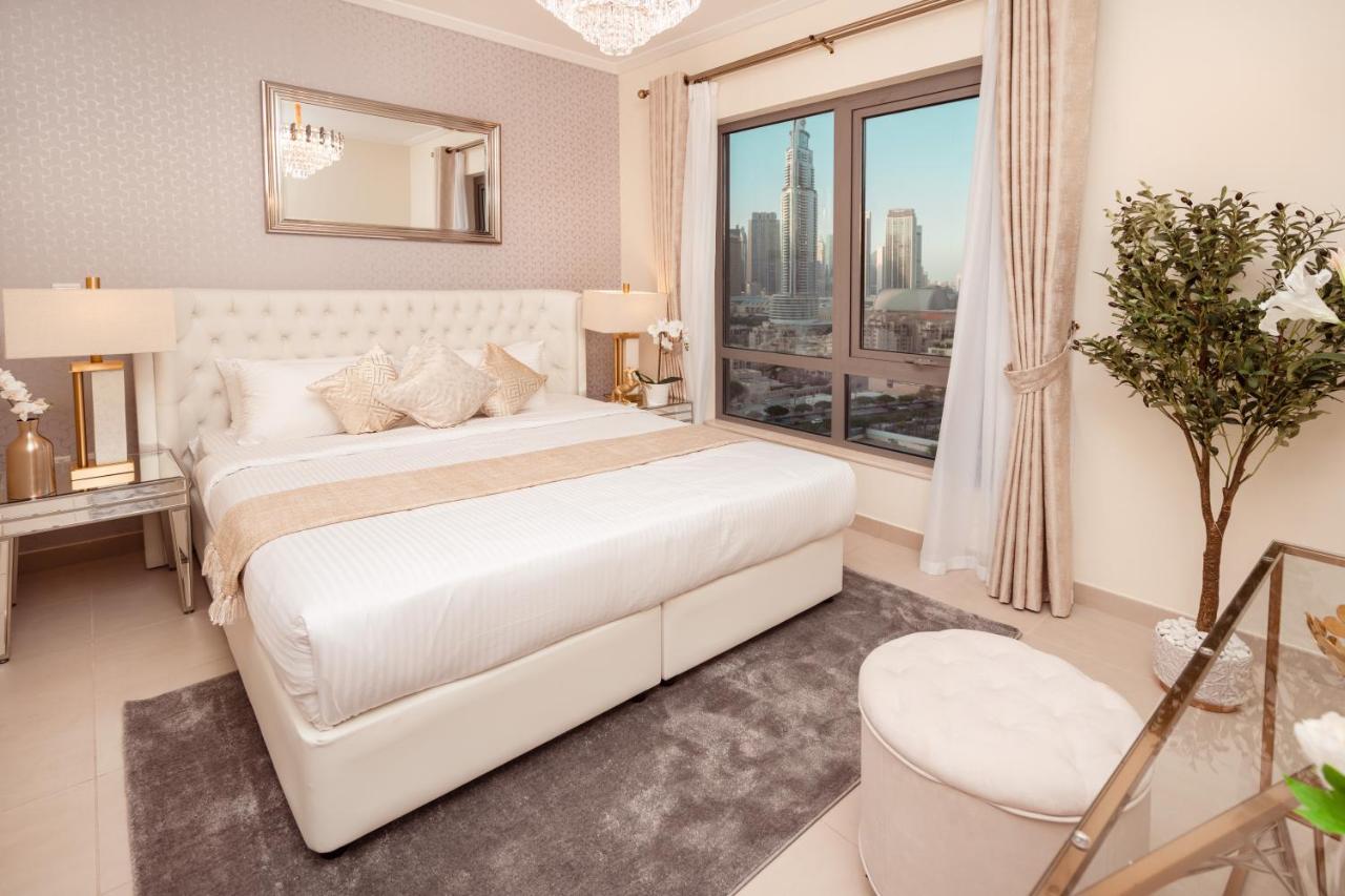 Elite Royal Apartment - Panoramic Full Burj Khalifa, Fountain & Skyline View - Baron Dubái Exterior foto