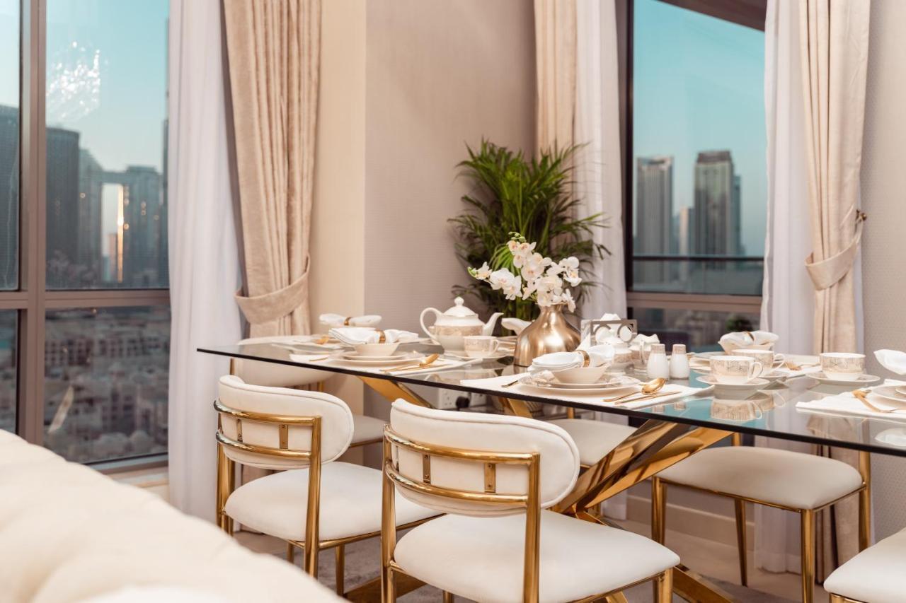 Elite Royal Apartment - Panoramic Full Burj Khalifa, Fountain & Skyline View - Baron Dubái Exterior foto