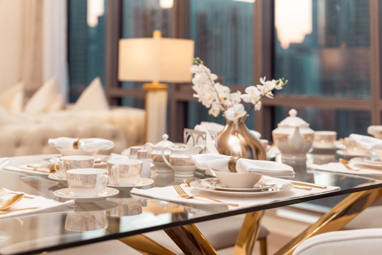 Elite Royal Apartment - Panoramic Full Burj Khalifa, Fountain & Skyline View - Baron Dubái Exterior foto